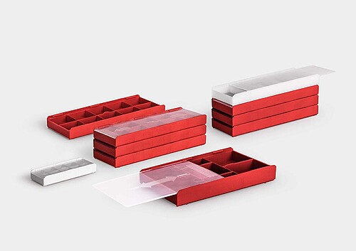 InsertBox: a packaging box for indexable inserts.